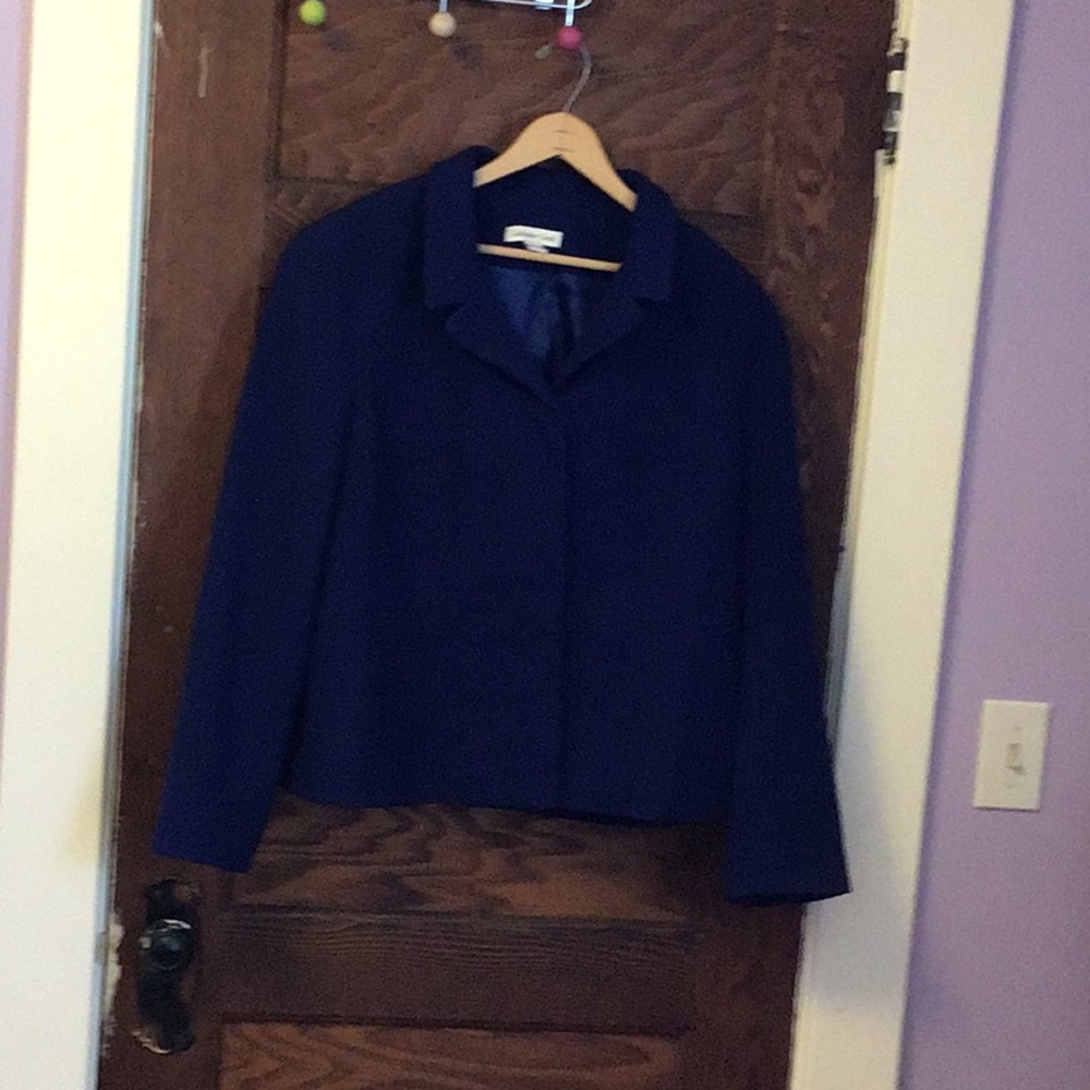 Lovely royal blue jacket.